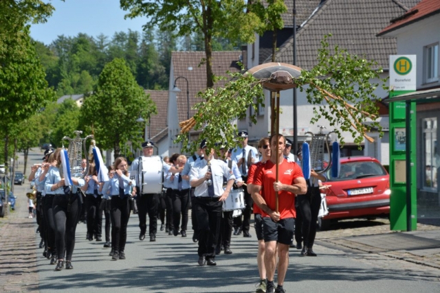 Festumzug mit Maikäfer